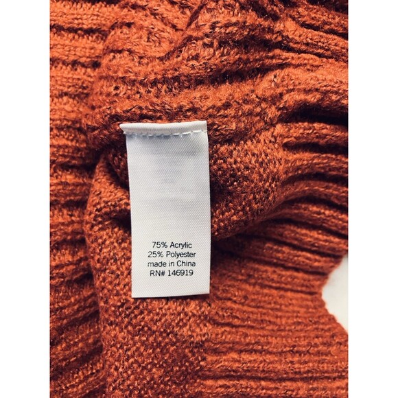 EVRI NWT Womens Rust Red Pullover Sweater Size 3X - Picture 4 of 7